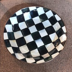 McKenzie Childs enamel pie plate